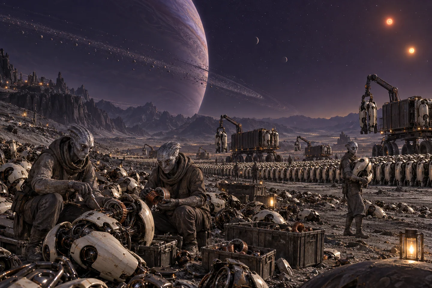 What the machines leave behind